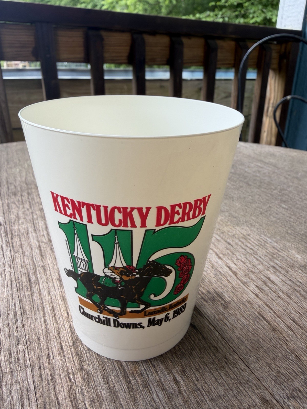 VTG Kentucky Derby 115 Cups 1989 Churchill Downs Plastic Souvenir Lot of 12