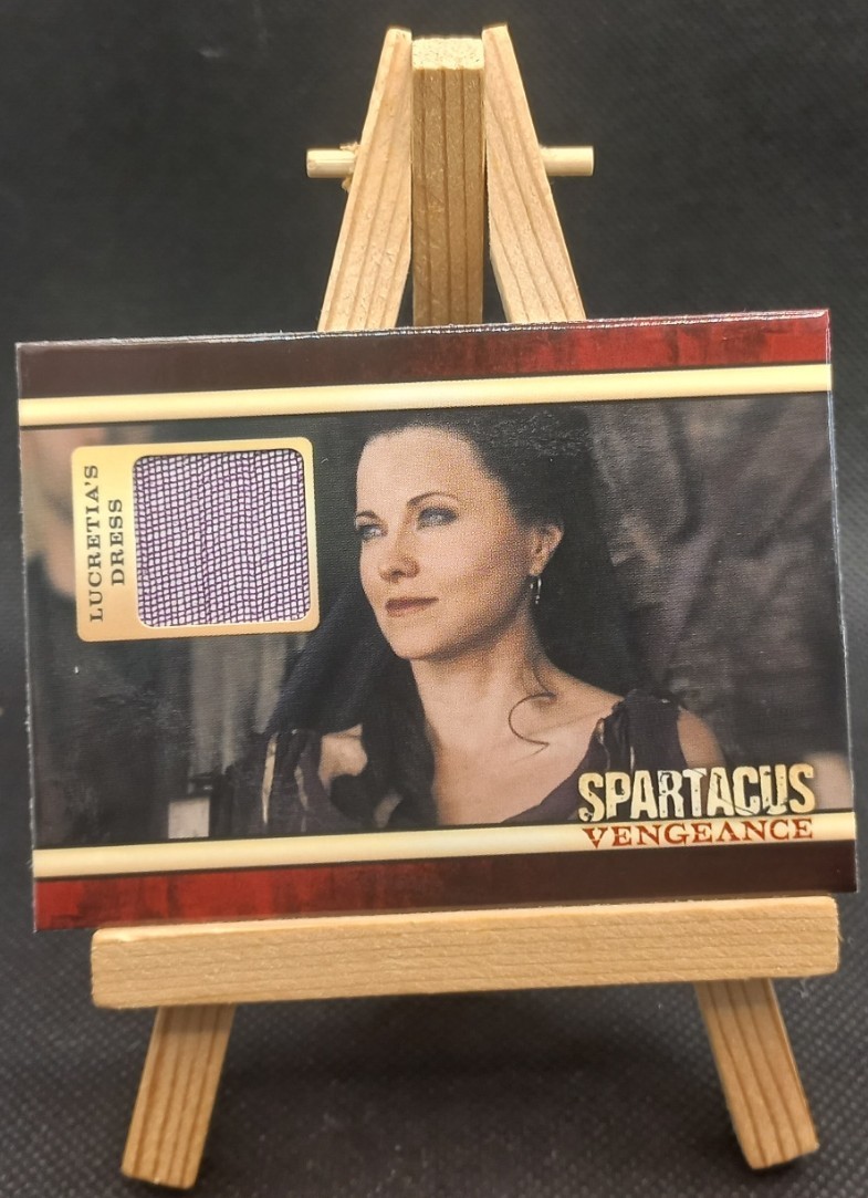 2013 Spartacus Vengeance Lucy Lawless Lucretia's Dress - Relic Card Worn Patch