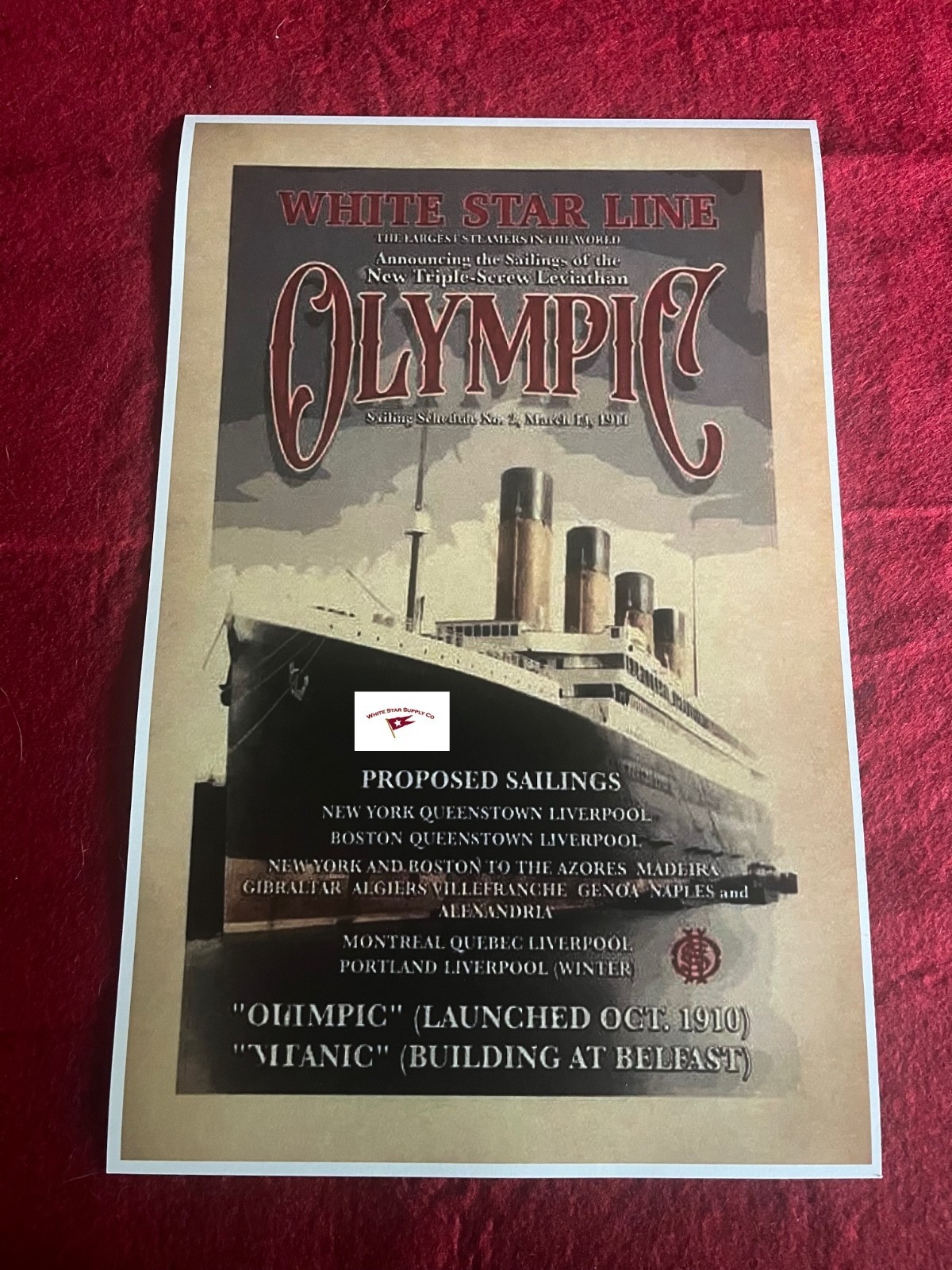 All New Olympic Poster, Bright, Colorful, Really Pops 11 x 17 Print, Nice