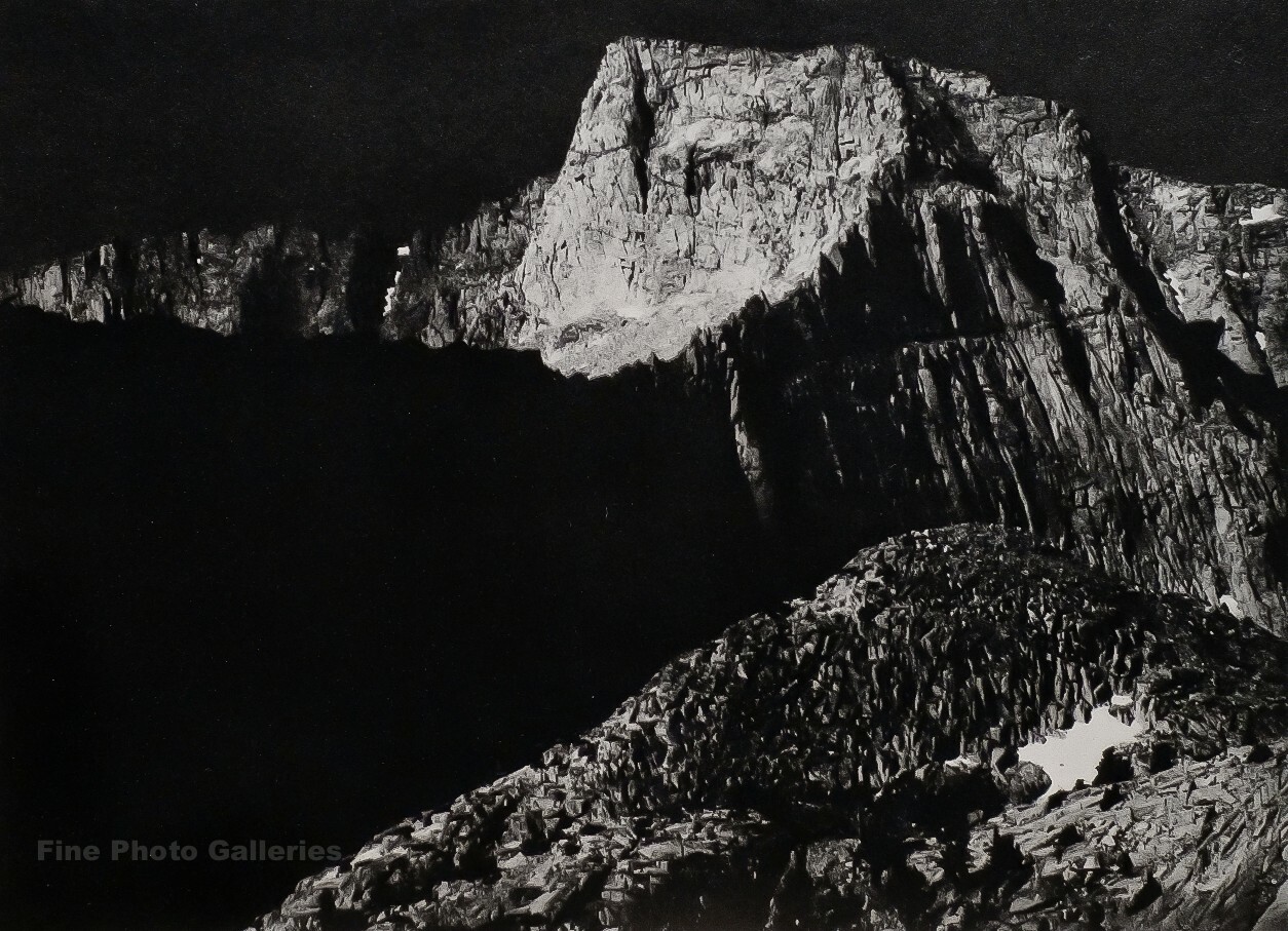 1927/72 ANSEL ADAMS Vintage Granite Ridge Mountain Landscape Photo Art 11X14