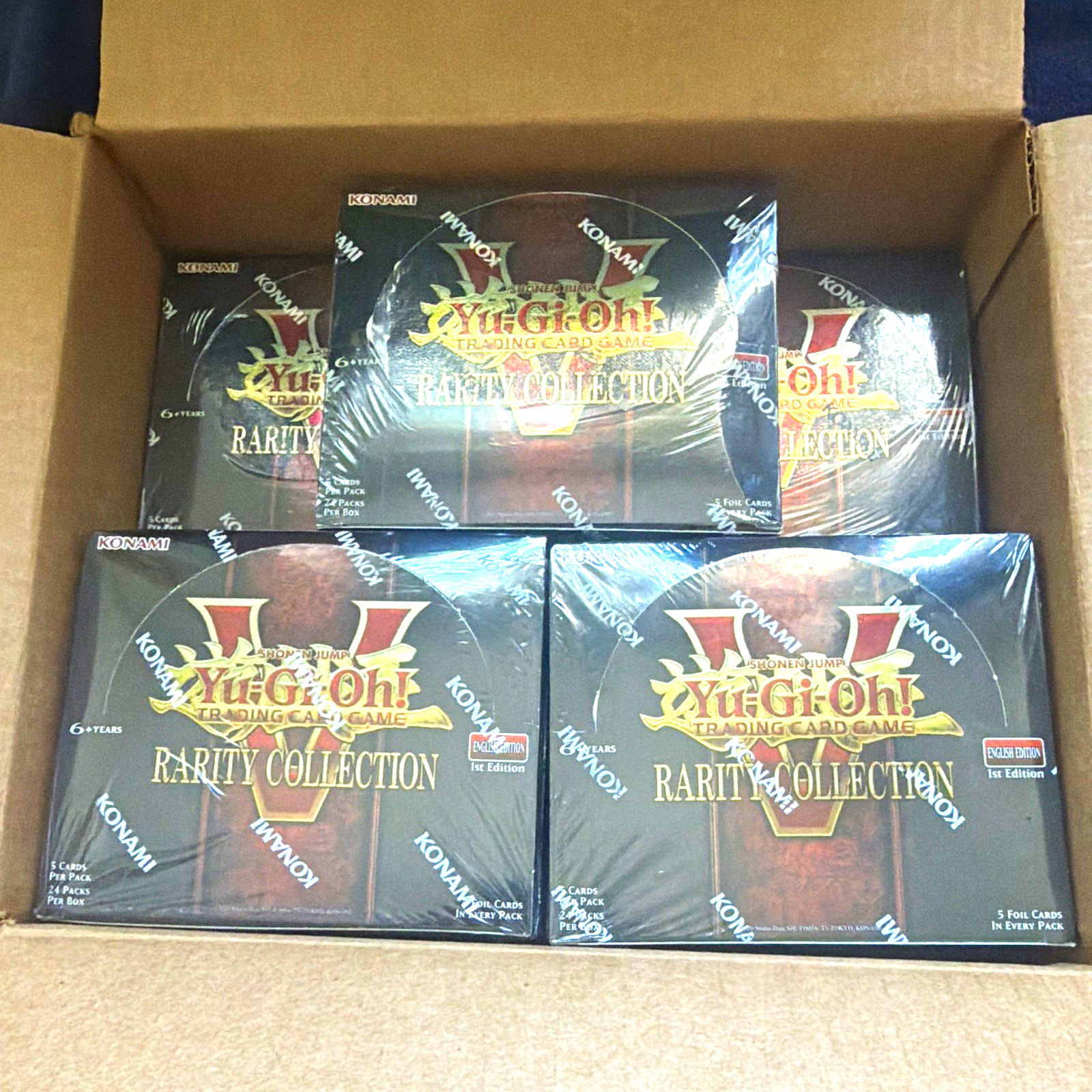 Konami Yu-Gi-Oh Rarity Collection V 1st Edition Trading Card Booster Box