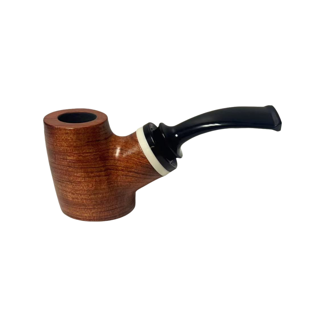 1 Wooden Smoking Pipe Tobacco Cigarettes Cigar Portable Short Stem Pocket Pipe