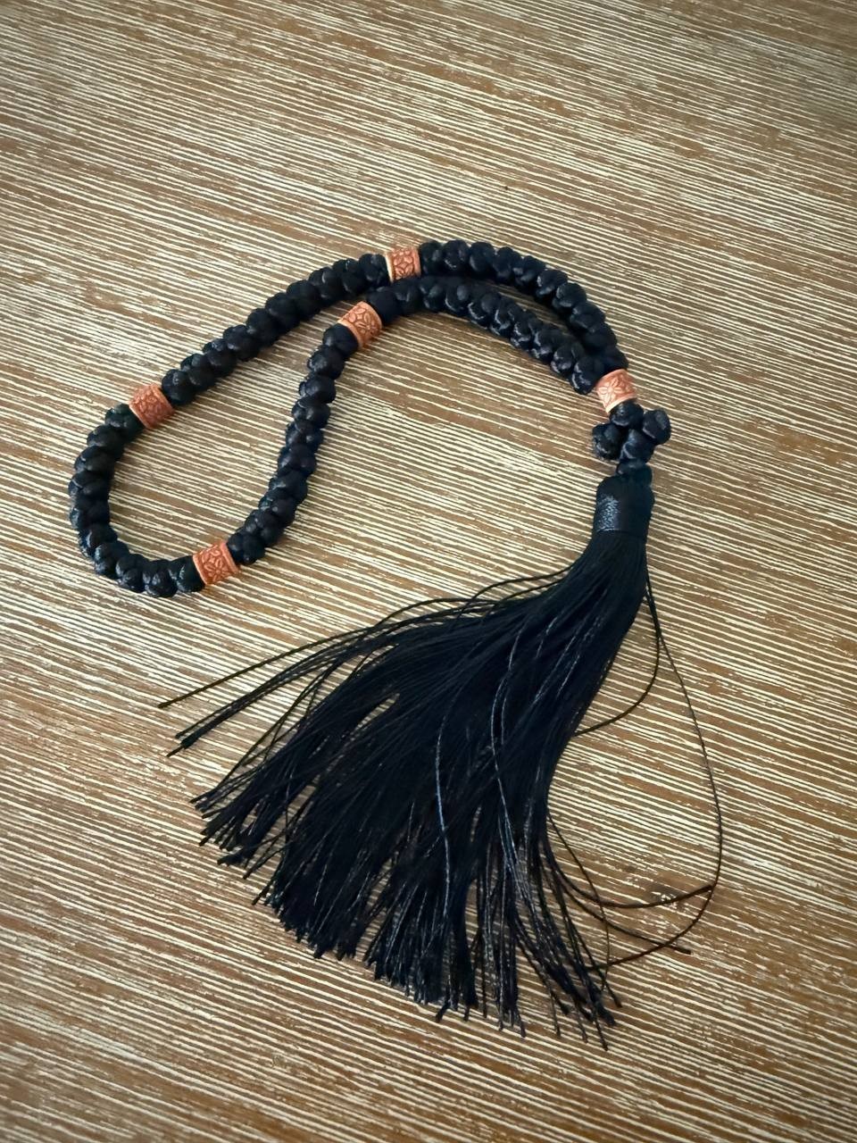 Traditional Orthodox Wool Prayer Rope 50 Knots Chotki Komboskini
