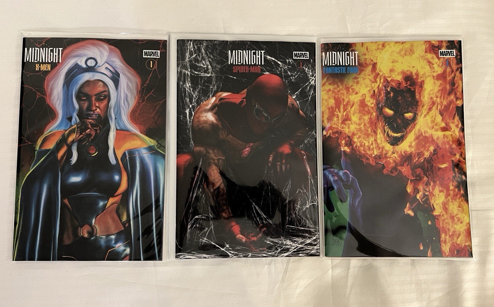 Mark Spears Marvel Midnight Exclusive NYCC Covers Set Spiderman X-men FF 2026