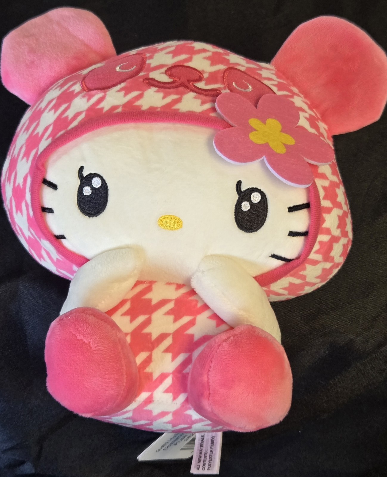 ROUND1 Sanrio Hello Kitty Pink Costume 9.4” Plush Pink Outfit NWT New With Tags
