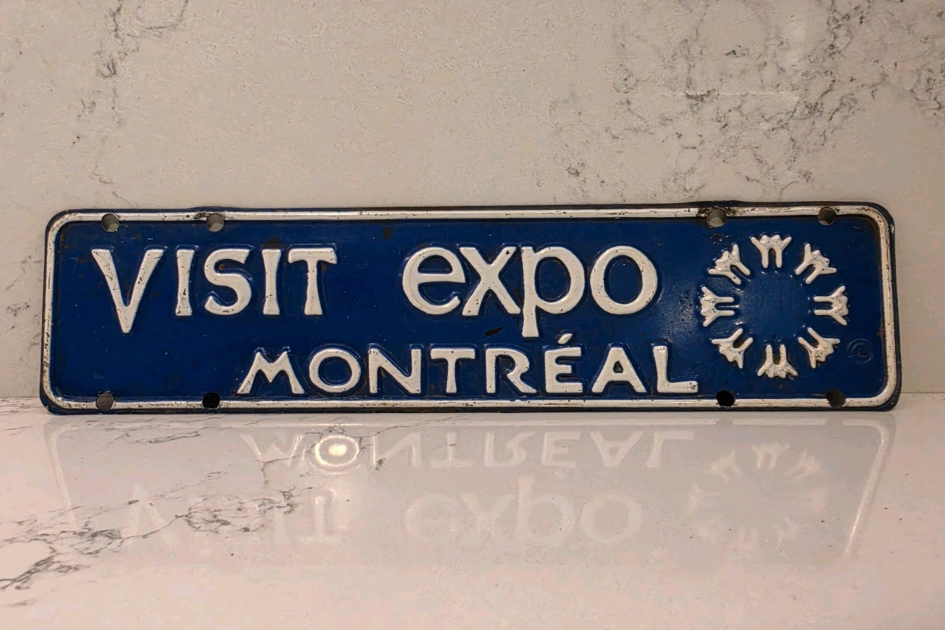 Visit EXPO Montreal License Plate Montreal Canada 1967 EXPO Plate topper booster