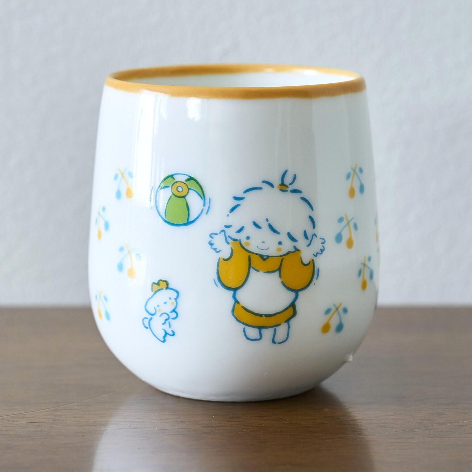 Vintage 1976 Sanrio TINY POEM Tea Cup Ceramic Hello Kitty Rare Made in Japan HTF