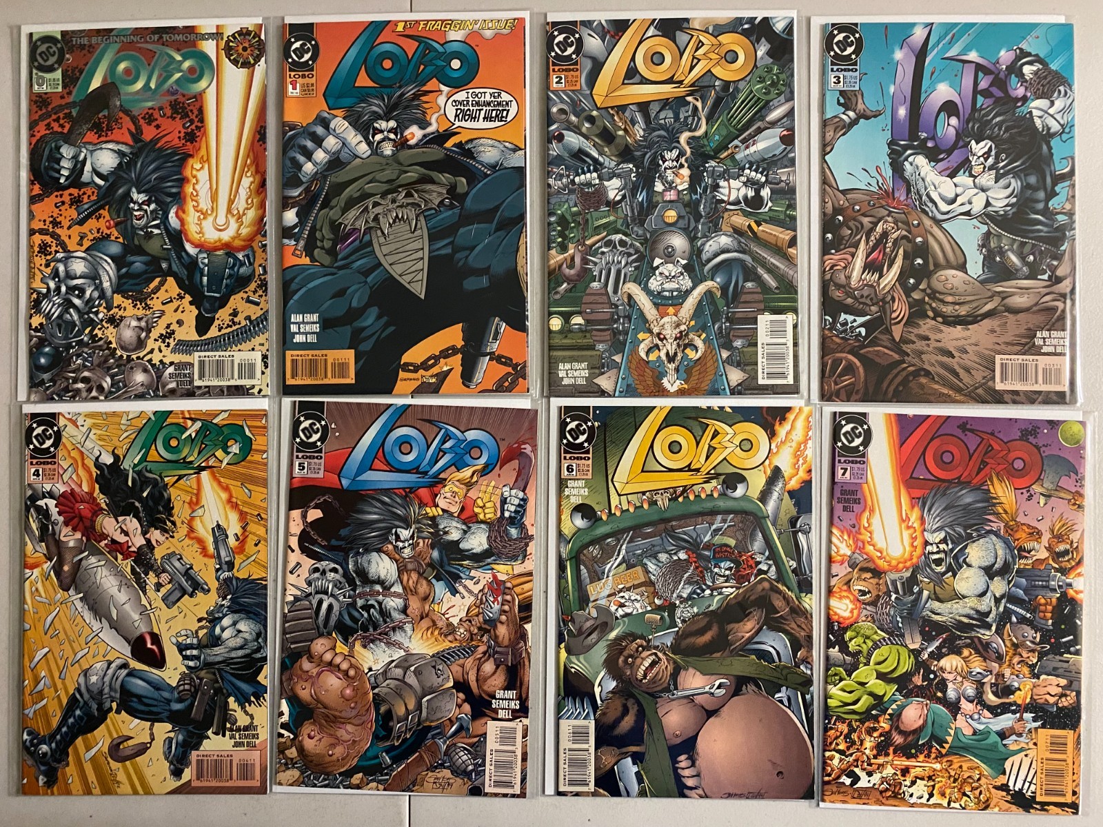 Lobo lot #0-32 + 2 Anns + 4 Specials DC 2nd (average 8.0 VF) 33 diff (1993-'95)