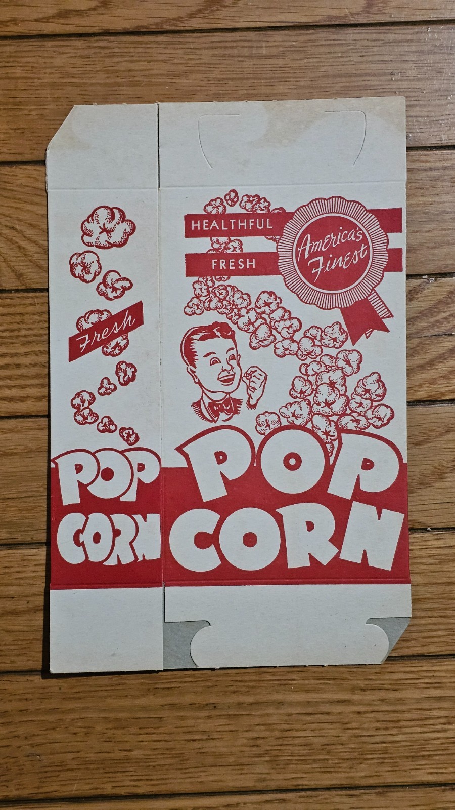 Vintage 1952 UNUSED Popcorn Boxes NOS Movie Cinema Memorabilia. 50s Retro 1950s 