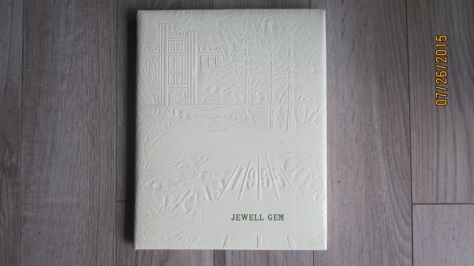 1955 Jewell, Iowa High School The Gem  Yearbook Annual - Beautiful