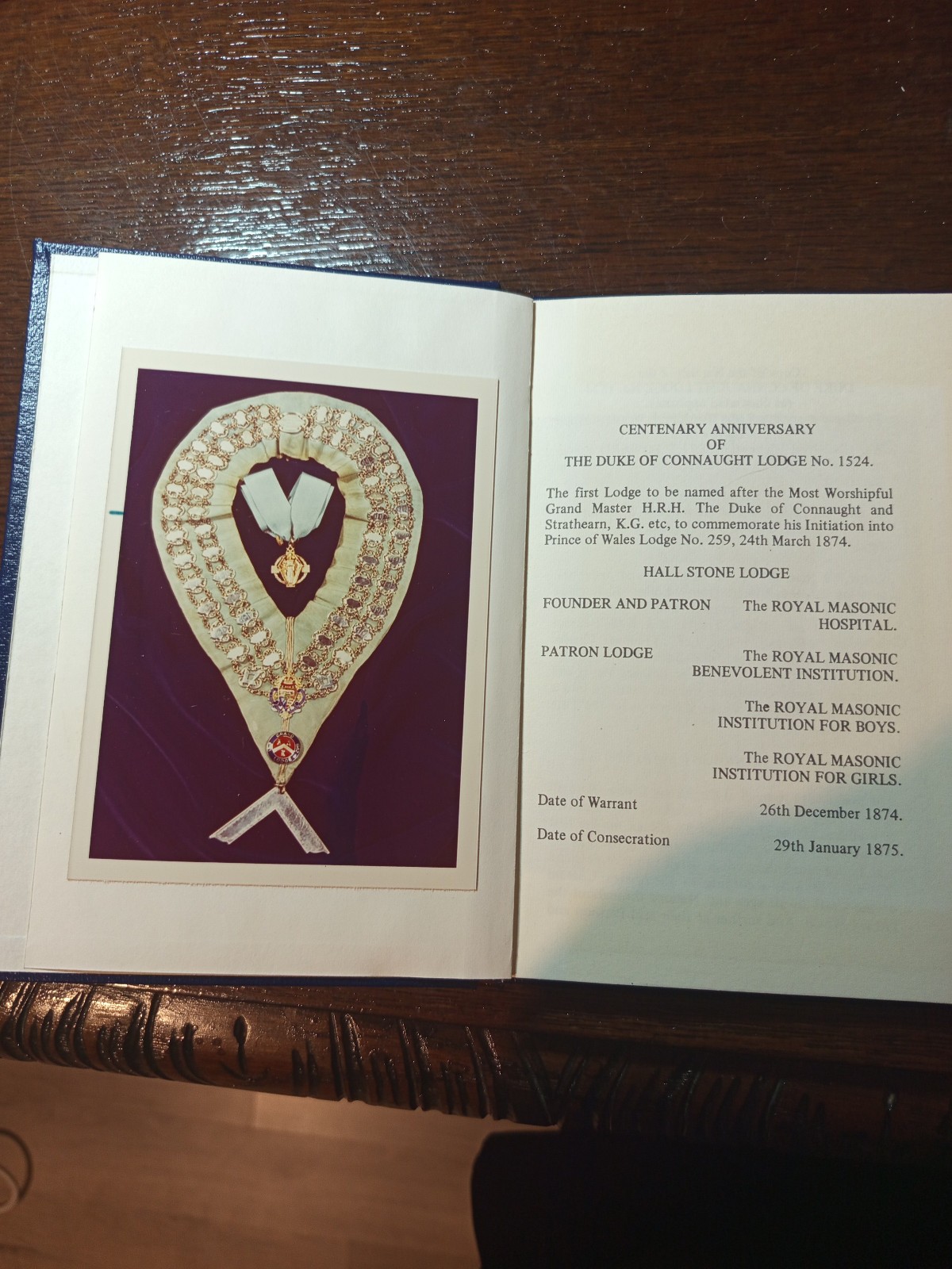 Centenary Anniversary of Duke of Connaught Lodge  Freemasonry masonic/254