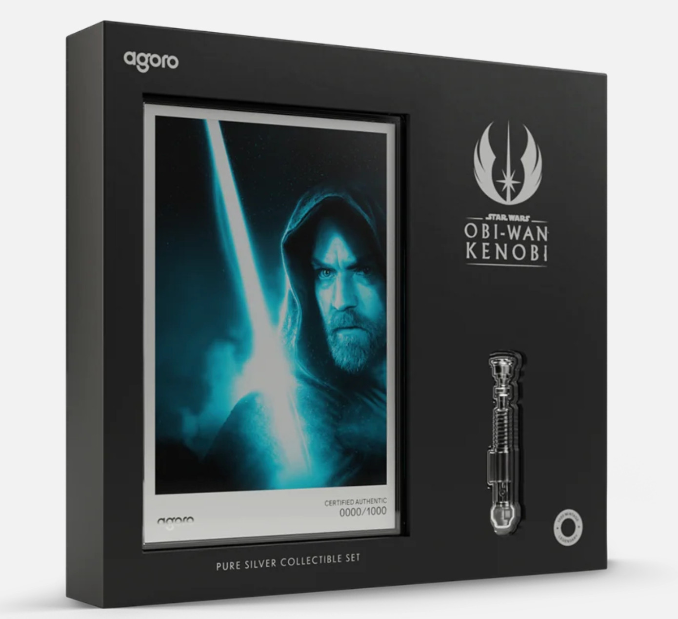 Star Wars™ Obi-Wan Kenobi™ - Lightsaber Collectible Set 1/2 oz Silver Coin + 5 g