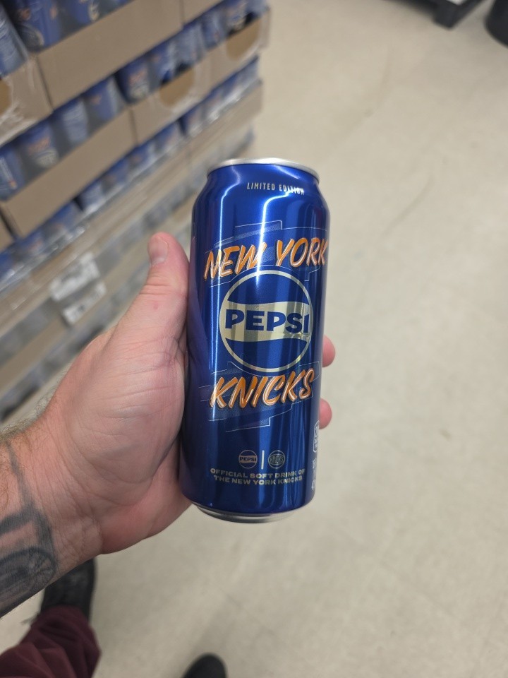 Pepsi Limited Edition New York Knicks 2026 Champs Soda  Can