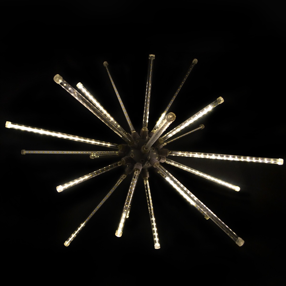 Holiday Bright Lights LED Meteor Burst 3D Starburst Hanging Light Decor 28\