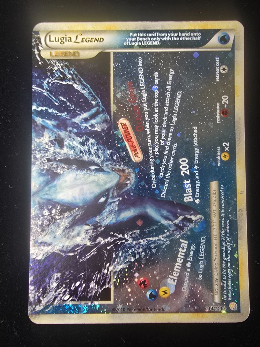 Lugia Legend (Bottom) 114/123 Heartgold & Soulsilver Holo