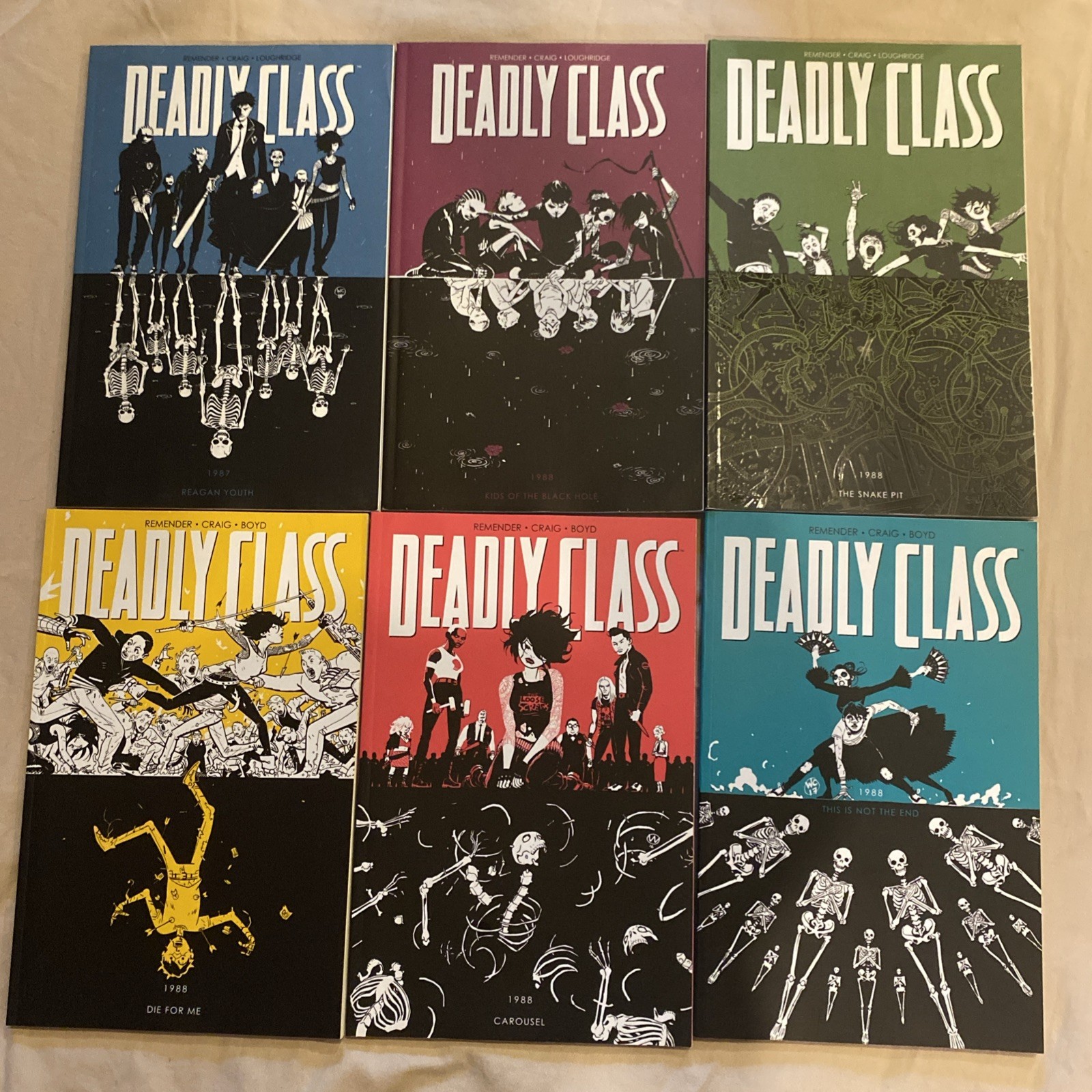 Deadly Class TPB Vol 1-6 Image Comics Wes Craig And Rick Remender