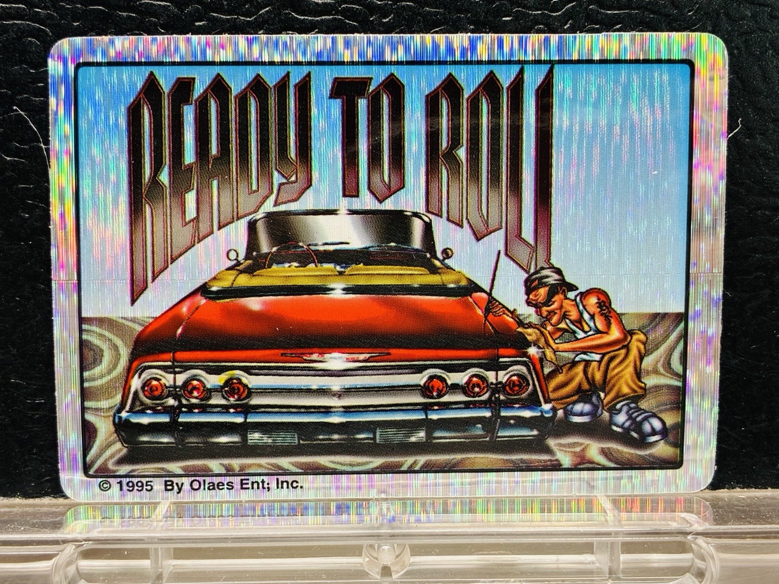 1995 Vending Lowrider Prism Sticker Chevy Impala Convertible Ready To Roll