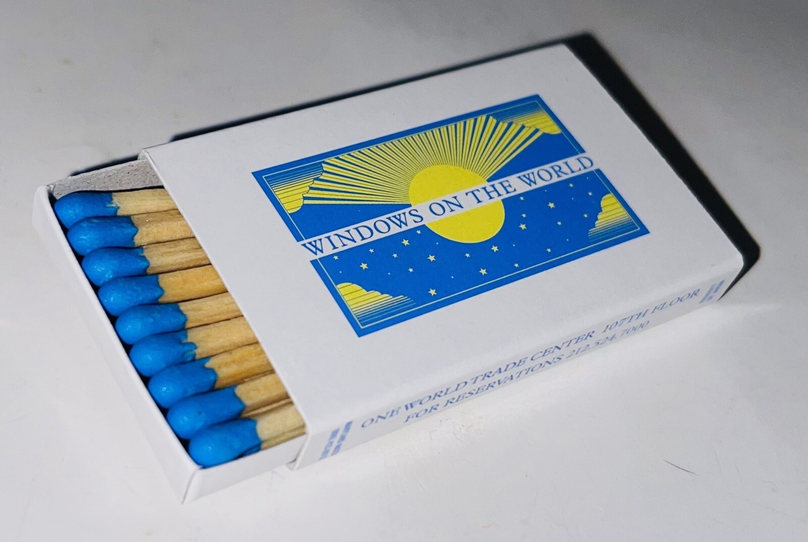 Lot of 2: WINDOWS ON THE WORLD & GREATEST BAR ON EARTH MATCHES New Old Stock