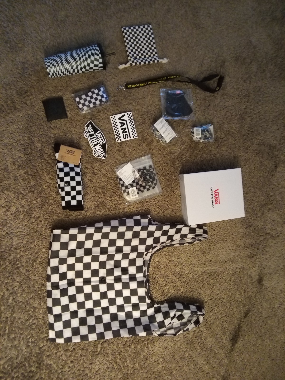 Vans Family checkerboard bundle LOCAL pickup only