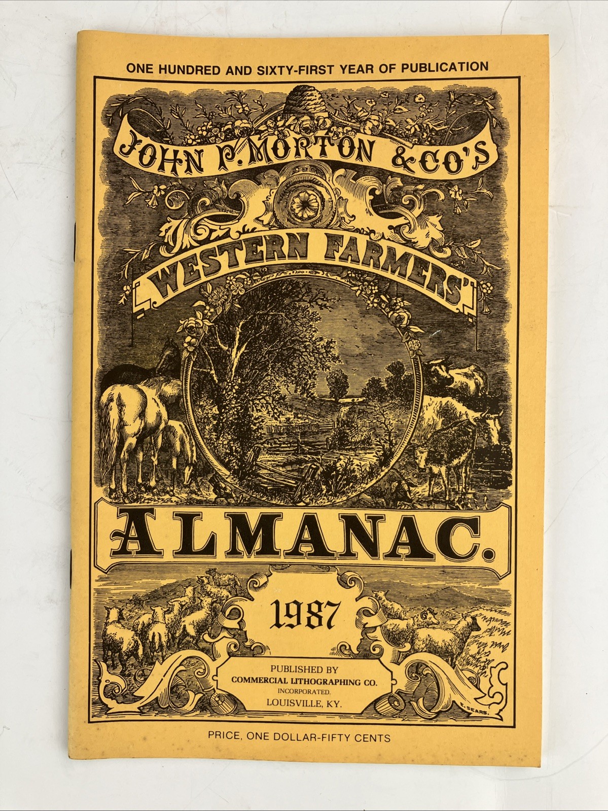 1987 John P. Morton & CO\'s Western Farmer\'s Almanac - Pleasureville, Kentucky