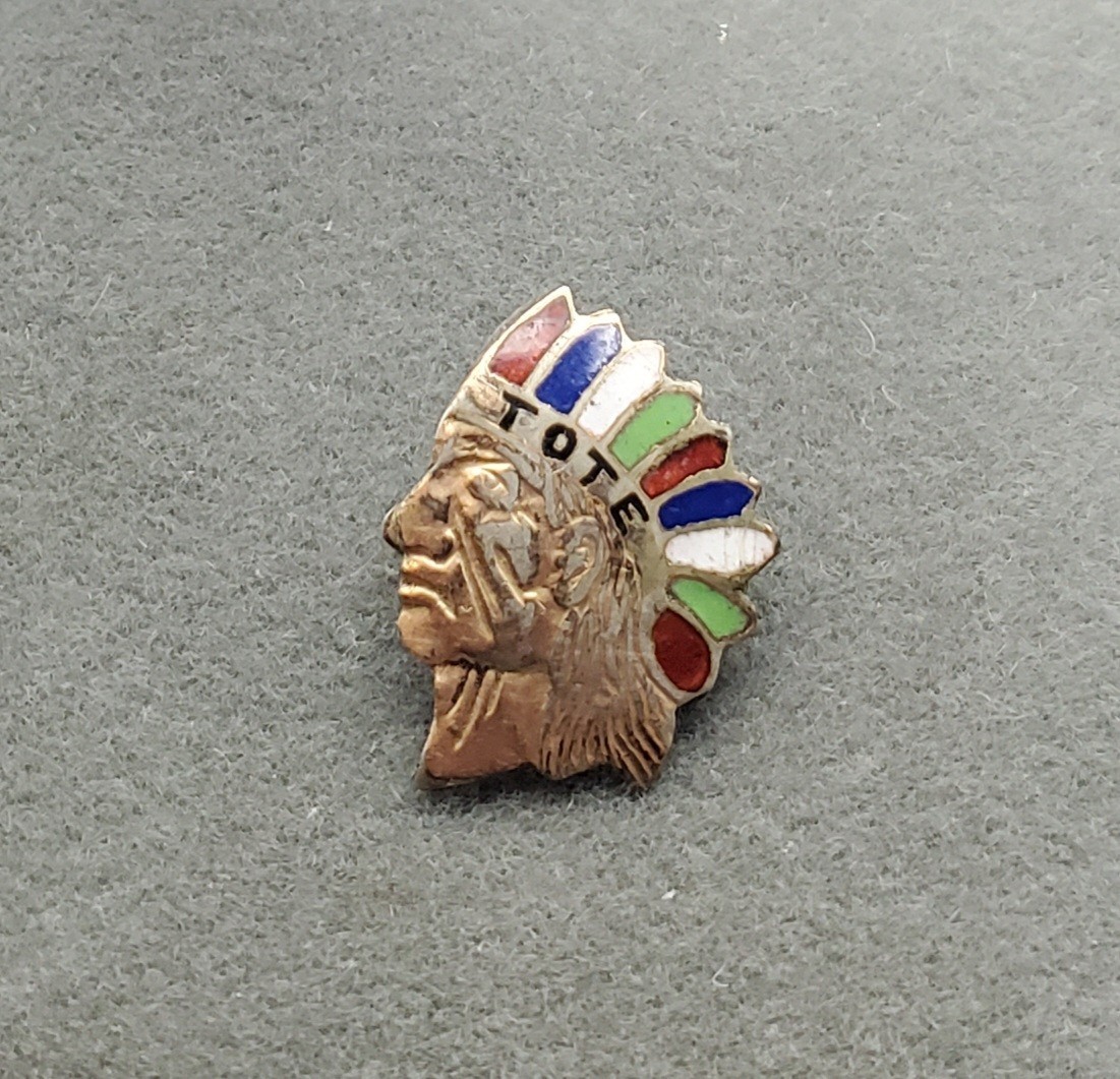 Screw Back VTG Fraternal Lapel Pin Improved Order Of Red Men