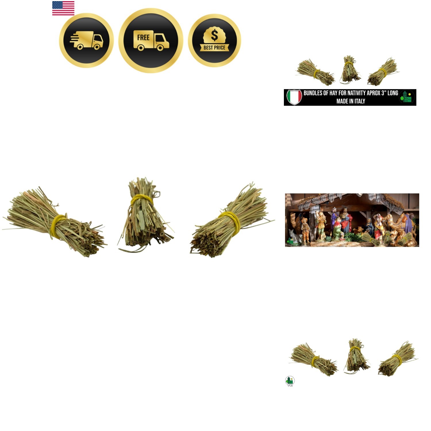 Bundles of Hay for Nativity Approximately 3\