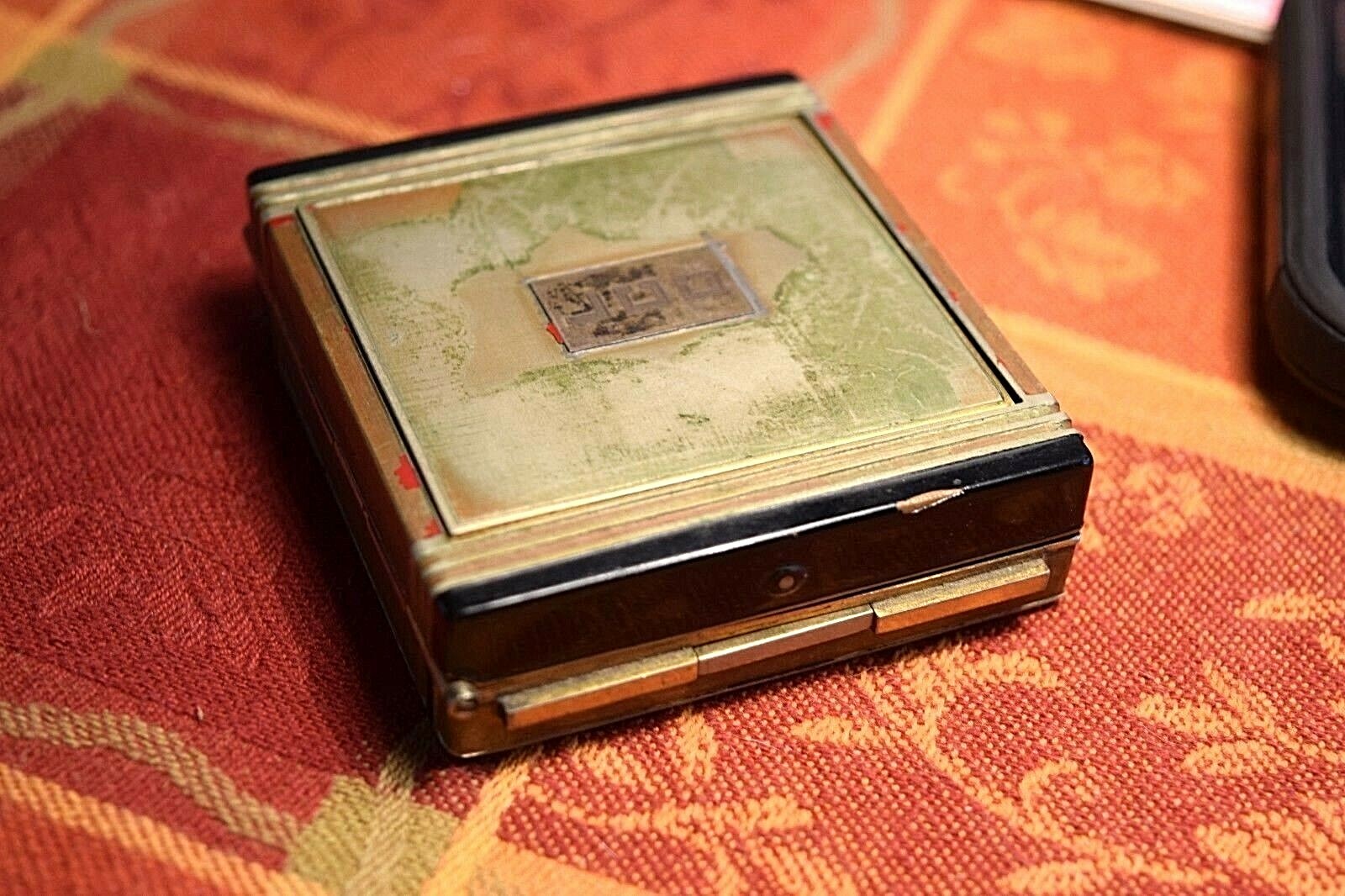 PHILIP H. STEVENS CO.  SWISS 8-DAY 15 JEWEL, MECHCANICAL FOLDING CLOCK.
