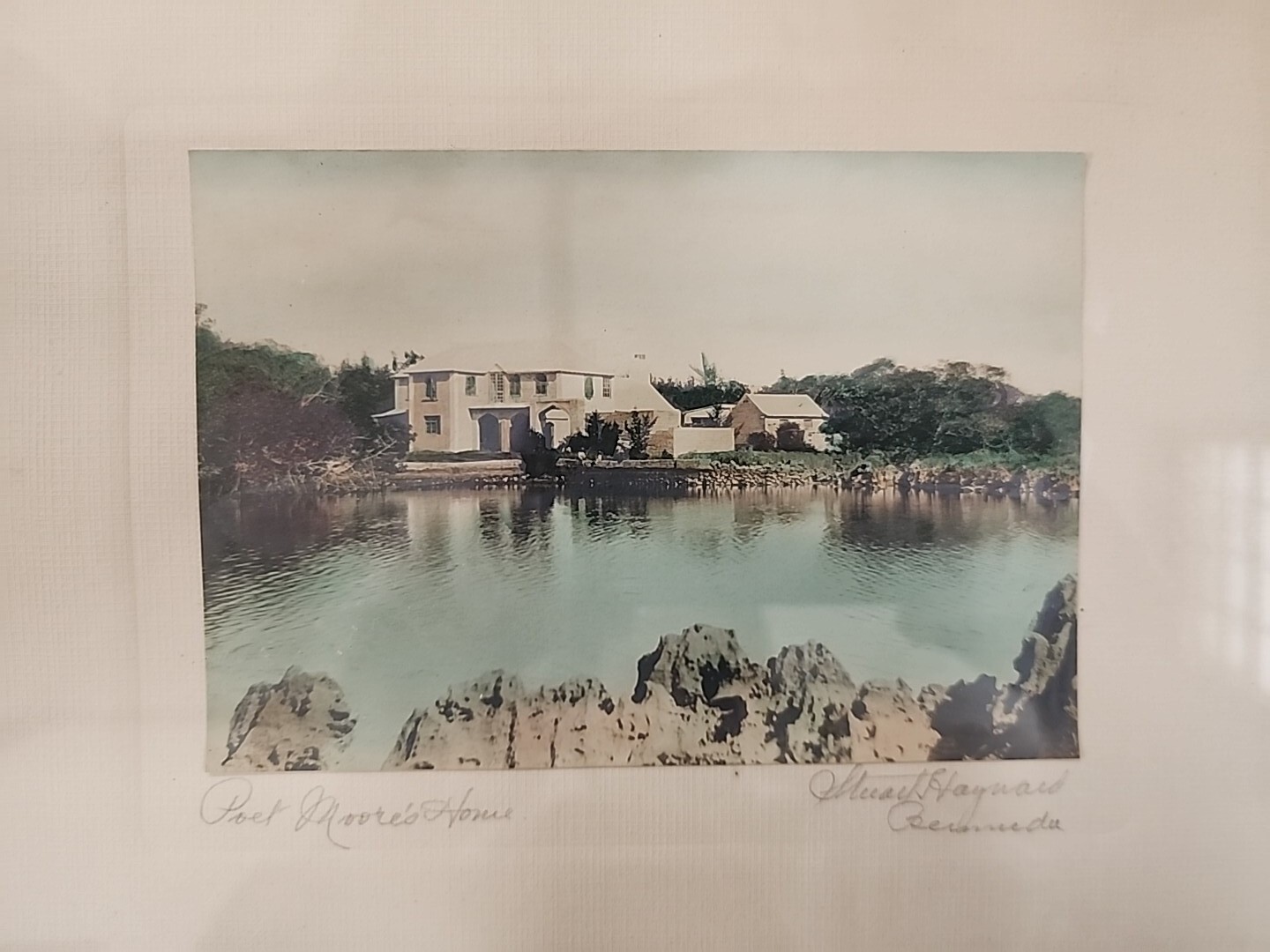 Vintage Original Photograph Stuart By Hayward BERMUDA poet MOORE HOUSE