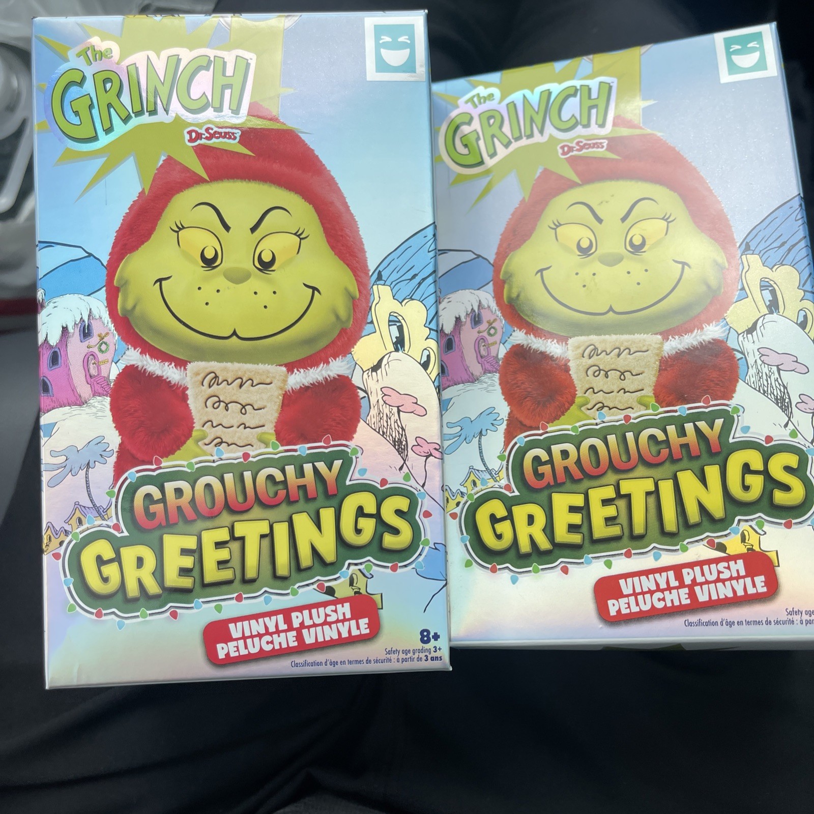 New 2026 The GRINCH GROUCHY GREETINGS (2) Blind Boxes Vinyl Plush Happy Haul