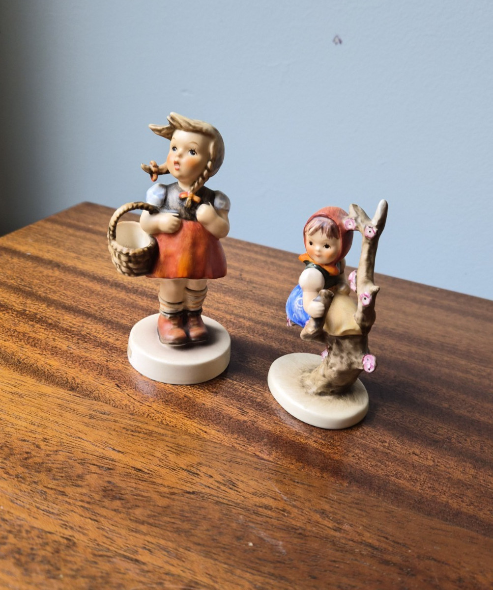 2 Vintage Goebel Hummel Figurines , West Germany 1962-70, Excellent Condition