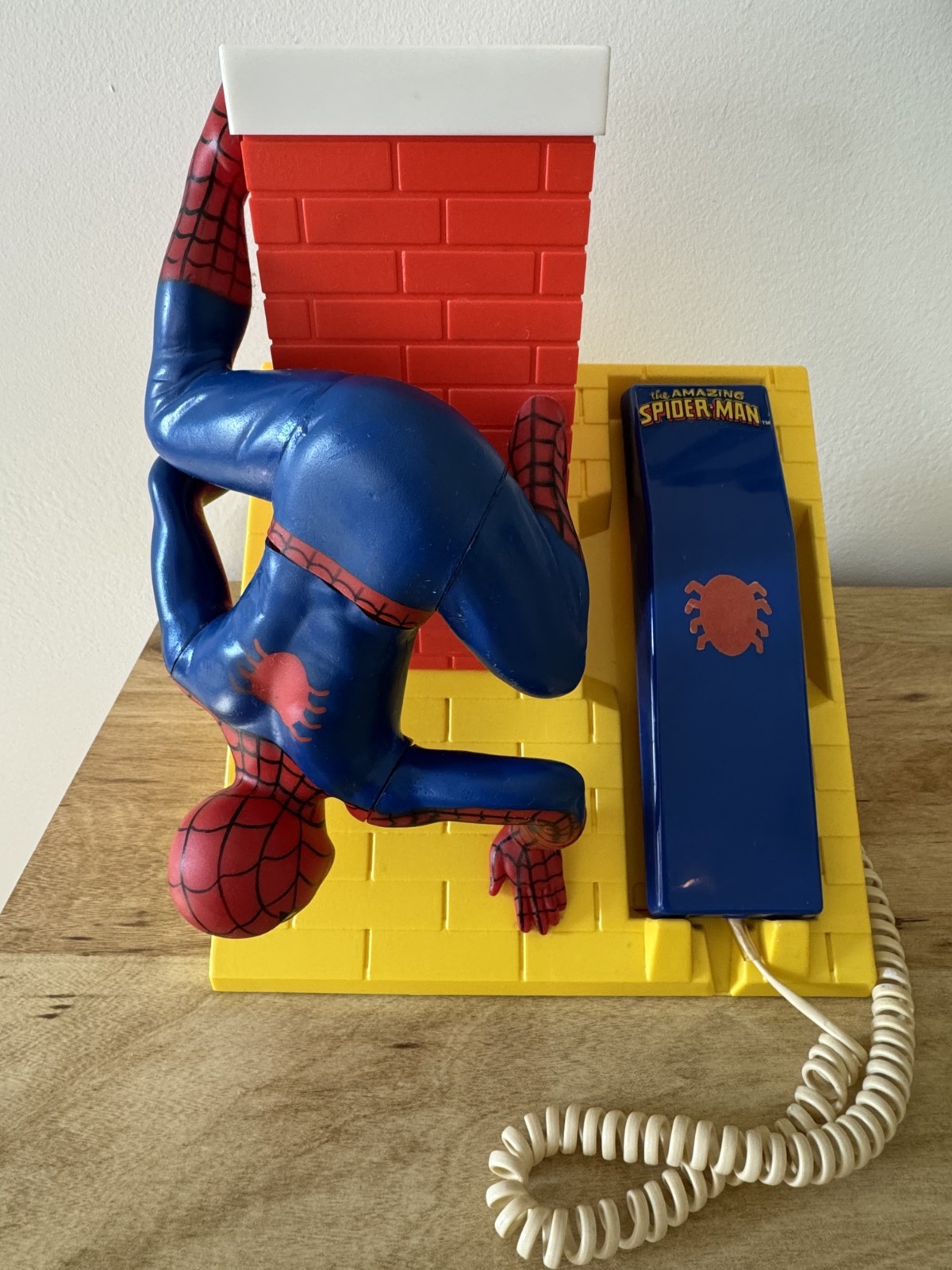 Vintage 1984 Marvel Spider-Man Telephone Great Condition