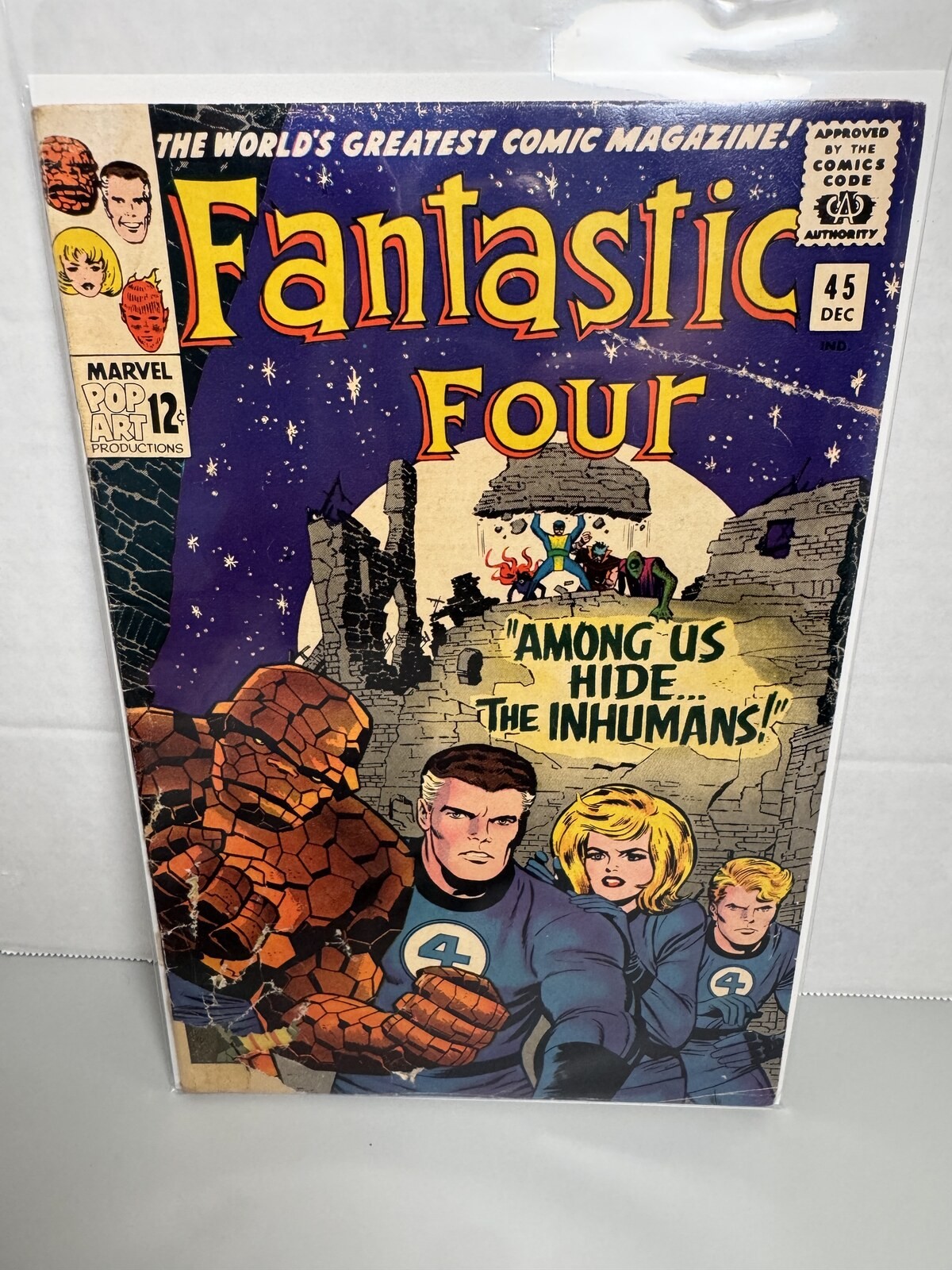 Fantastic Four #45 Marvel 1965 1st appearance of the Inhumans Silver Age Fair