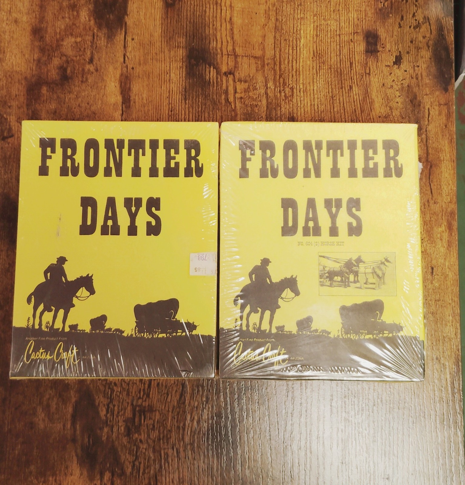 Vintage Frontier Days By Cactus Craft Covered Wagon Lamp Kit (No. 100 + 604 Kit)