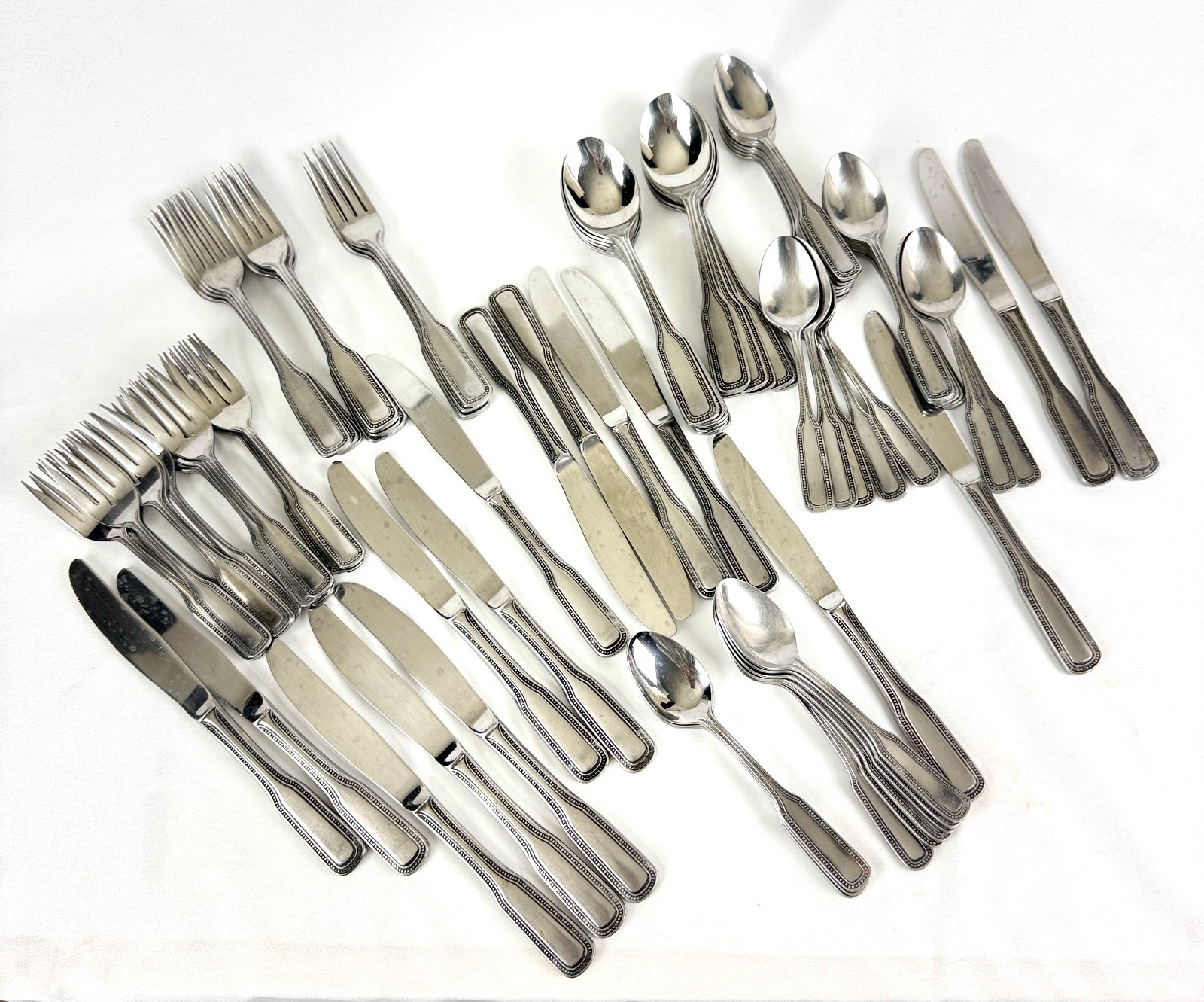 Vintage 1776 Stainless by Salem Japan 89 pc Tablespoons Teaspoons Knives Forks
