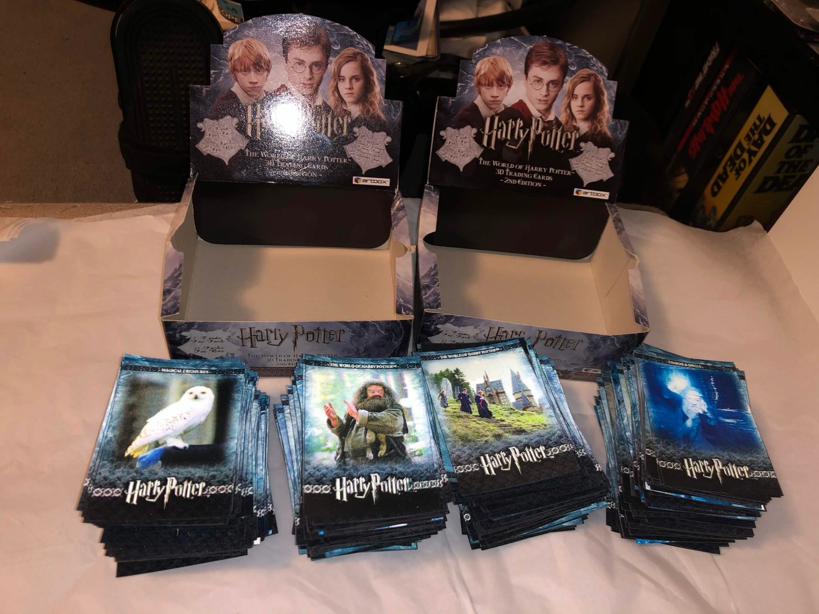 World of Harry Potter: 3D Trading Cards 2nd Edition Artbox Lot of 385 Cards (A)