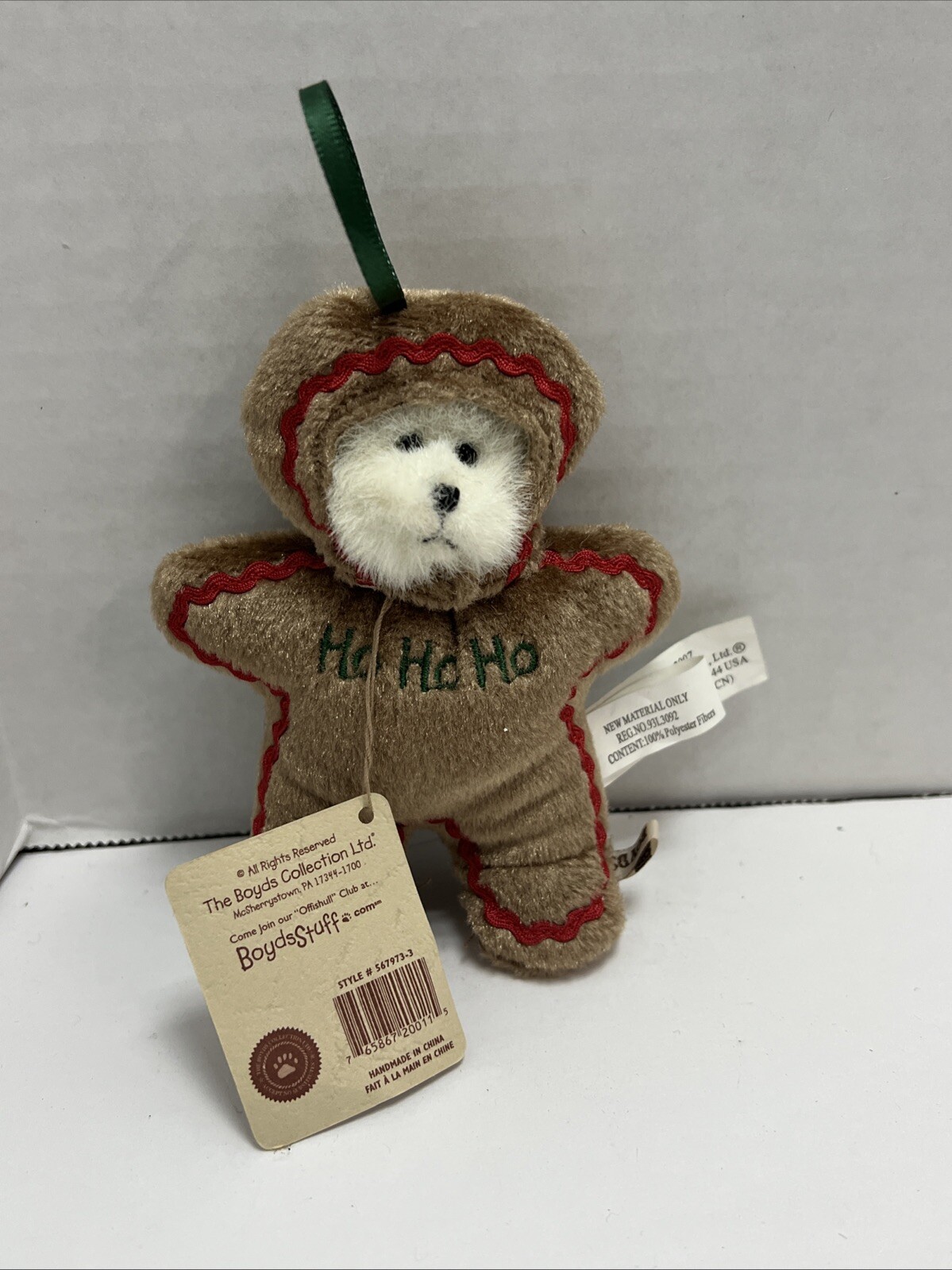 Boyds Plush #567973-3 