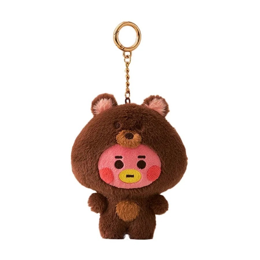 pop BTS BT21 BABY Zoo Series Plush Doll Keychain Doll School Bag Pendant