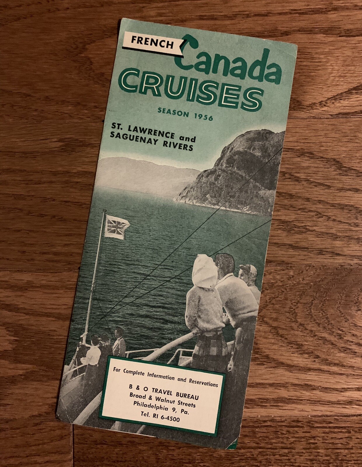 Vintage French Canada Cruise Travel Brochure