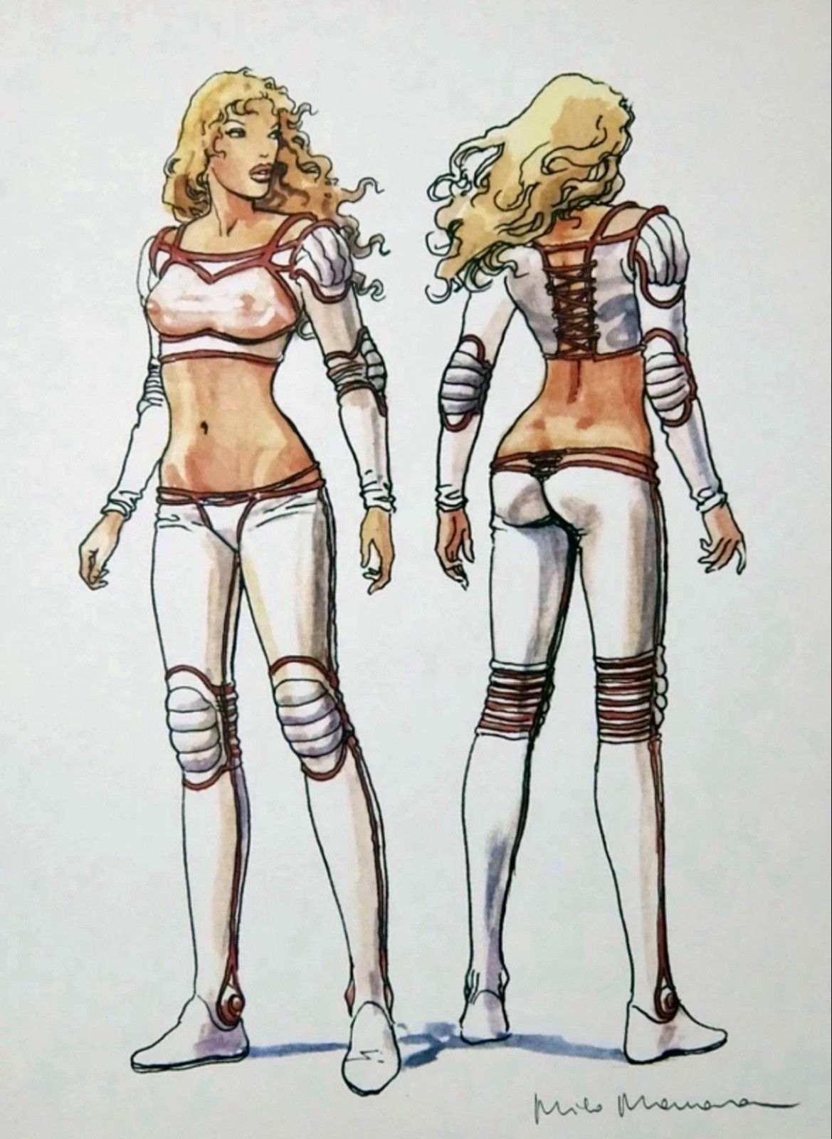 *AWESOME Choice (of 3) Milo Manara Signed BARBARELLA Screenprints*  Concept Art
