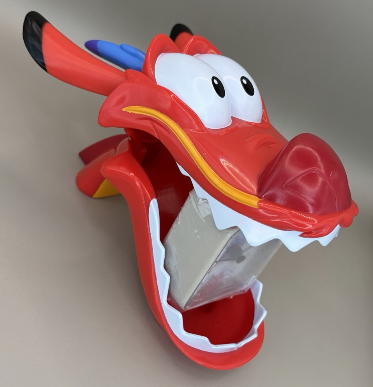 RARE Vintage 1998 Disney Mulan Mushu Alarm Clock Quaker Oat Life Cereal Promo