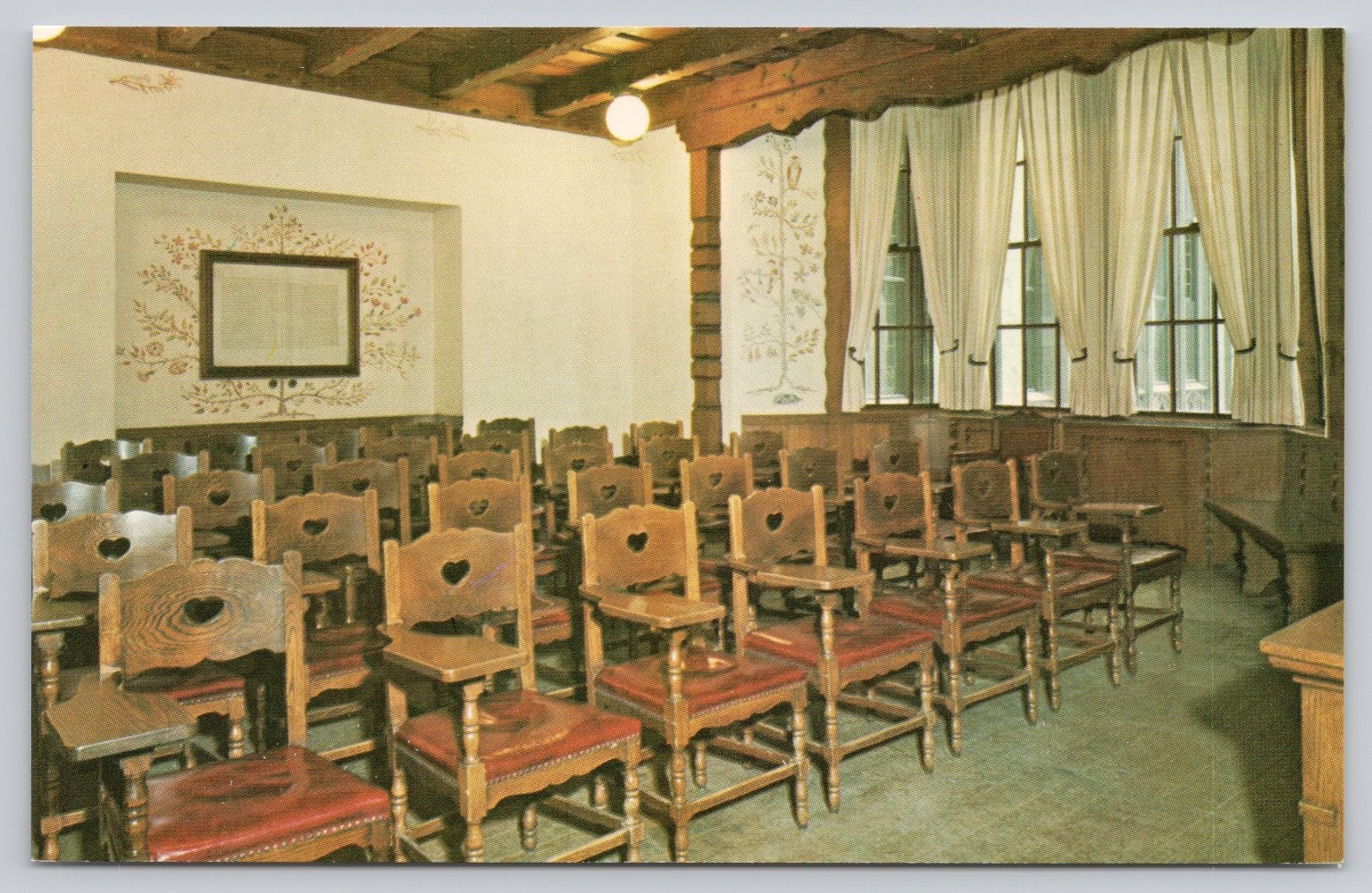 Czechoslovak Nationality Room, Cathedral of Learning, Pittsburgh PA Postcard