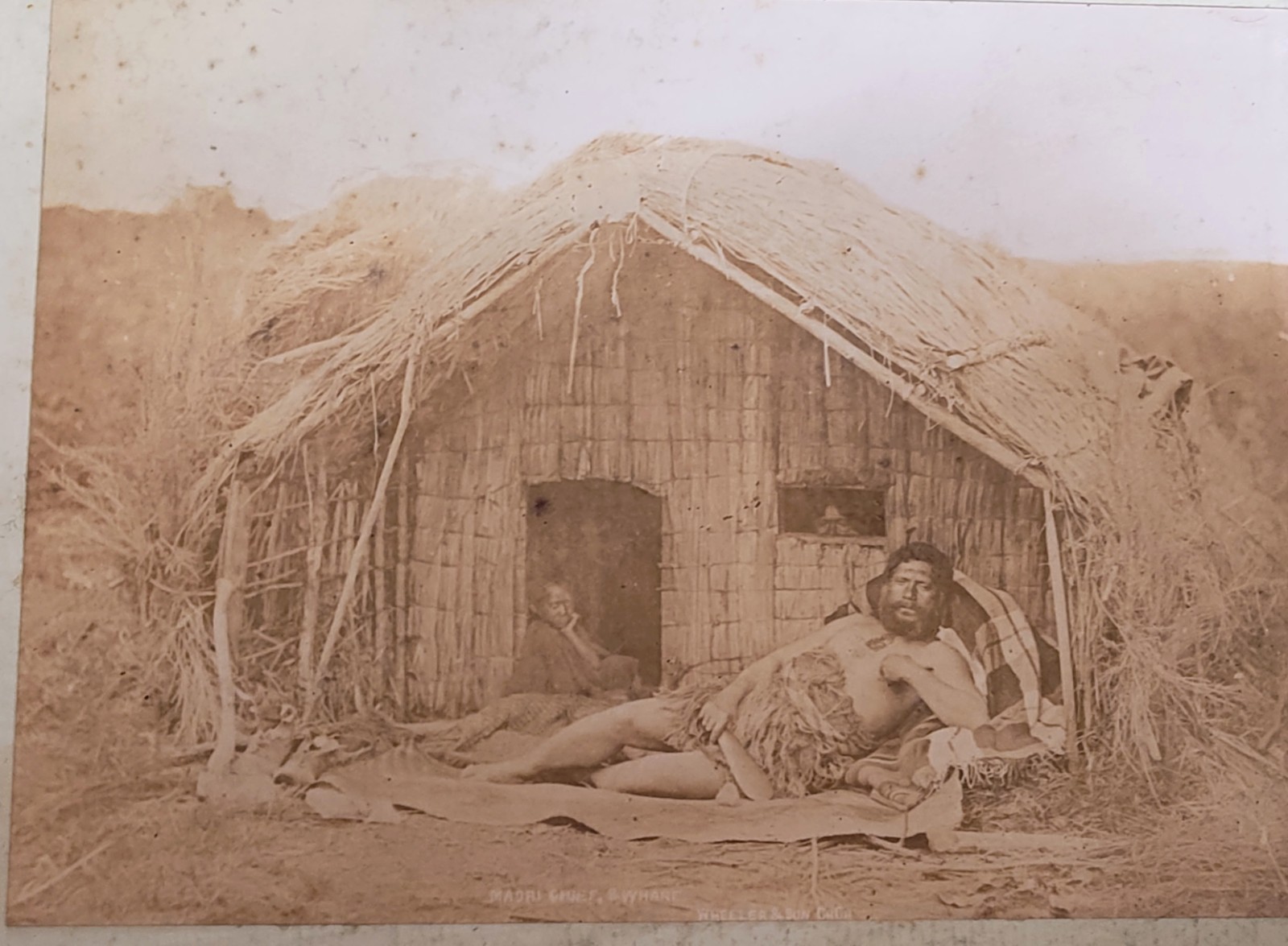 Antique c.1880s Maori Chief (Te Rangi Tahu Type) – Wheeler & Son ChCh – NZ 