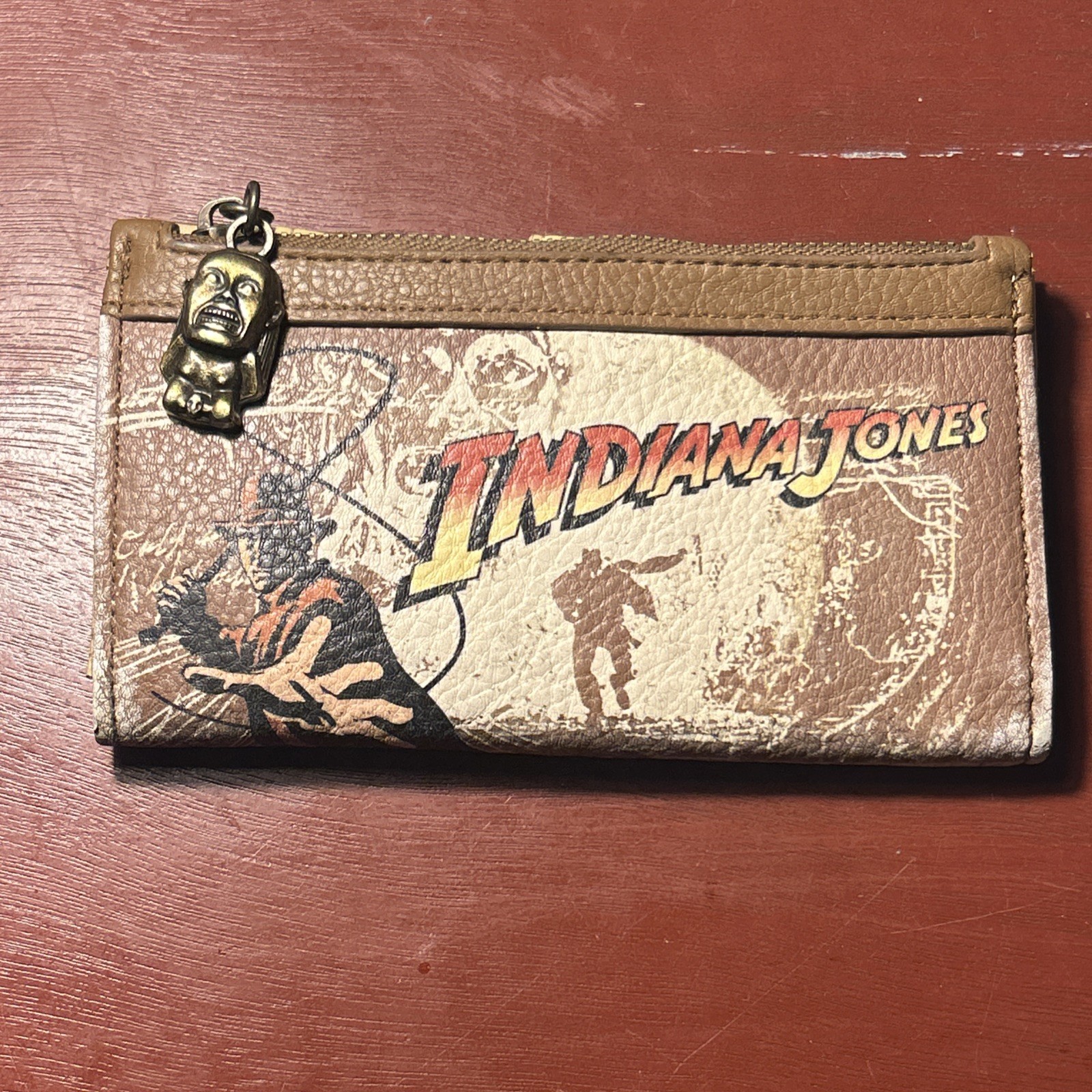 Vintage Our Universe Indiana Jones Boulder Portrait Wallet  Box Lunch Exclusive