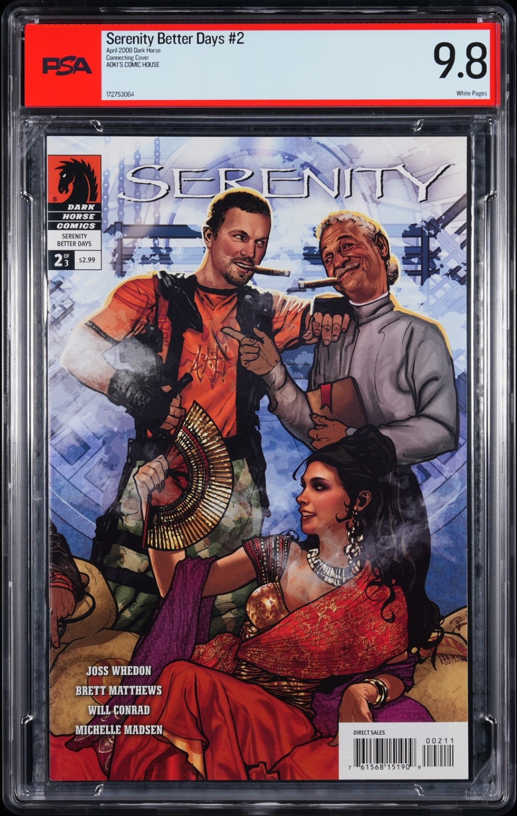 Serenity Better Days #2 PSA 9.8 2008 Dark Horse Comics (Aoki\'s Comic House)