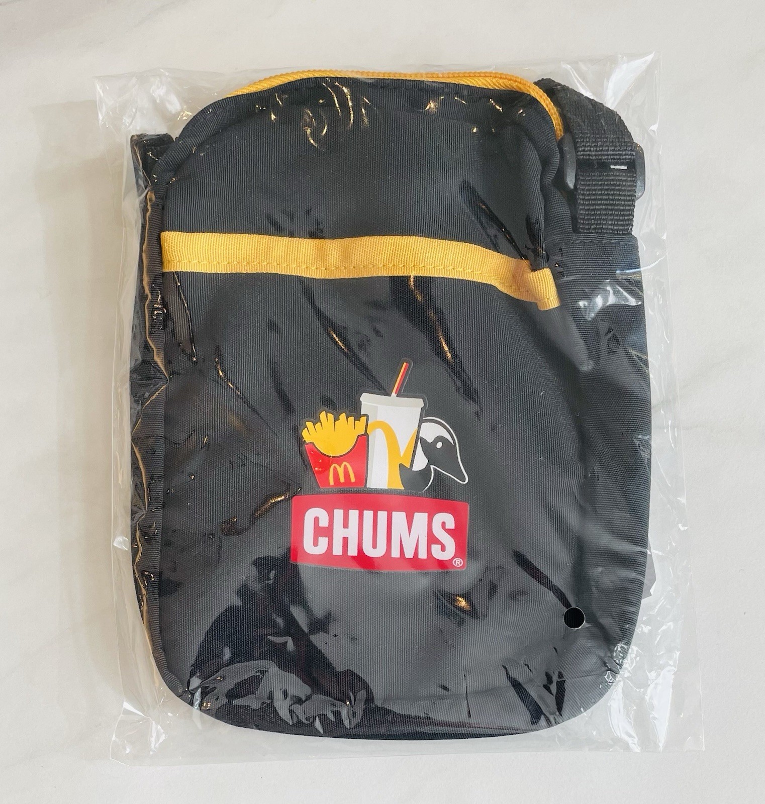 Mcdonald\'s CHUMS Small shoulder Bag Black New Sealed 2023