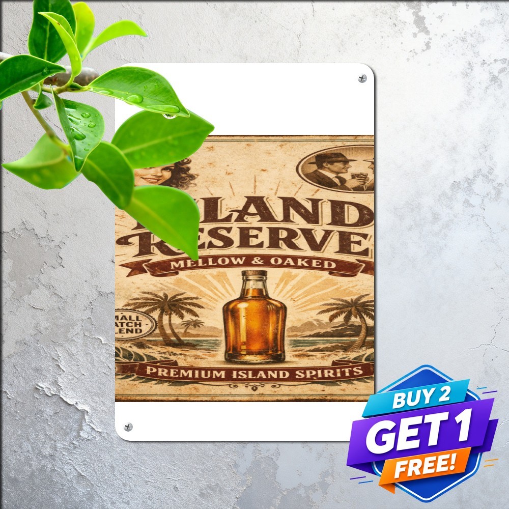 Vintage Havana Rum Bar Poster Tin Sign Retro Tropical Cantina Wall Metal Plaque