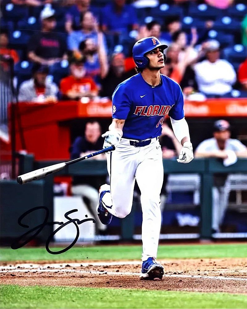 JAC CAGLIANONE SIGNED REPRINT AUTOGRAPH FLORIDA GATORS BASEBALL 8x10\
