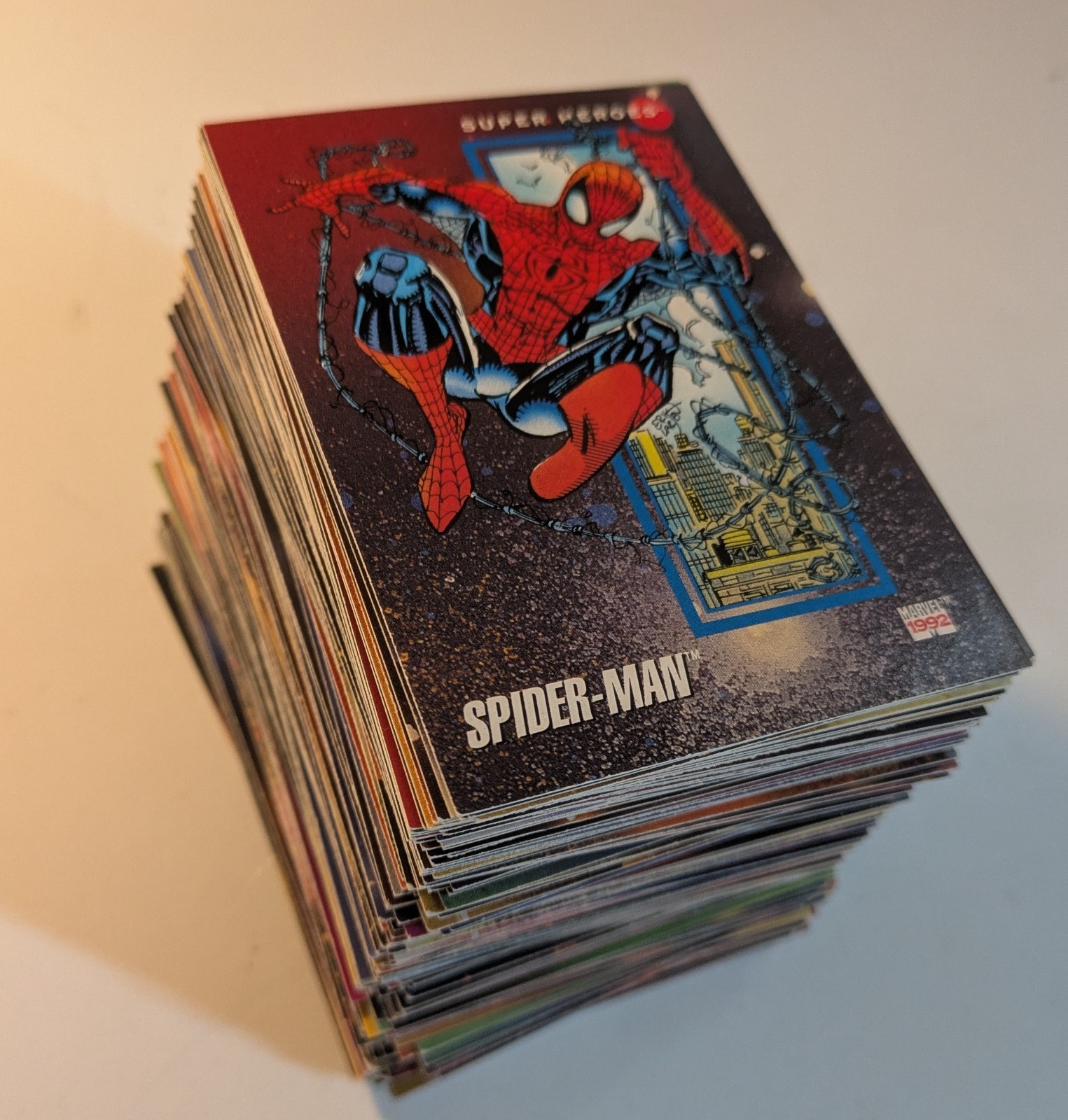 1992 marvel trading cards complete set #1-200 (No Holograms)