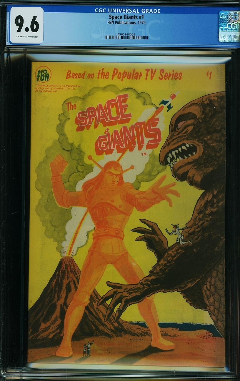 Space Giants 1 CGC 9.6 FBN 1979 TV Series Adaptation Off-White White Pages