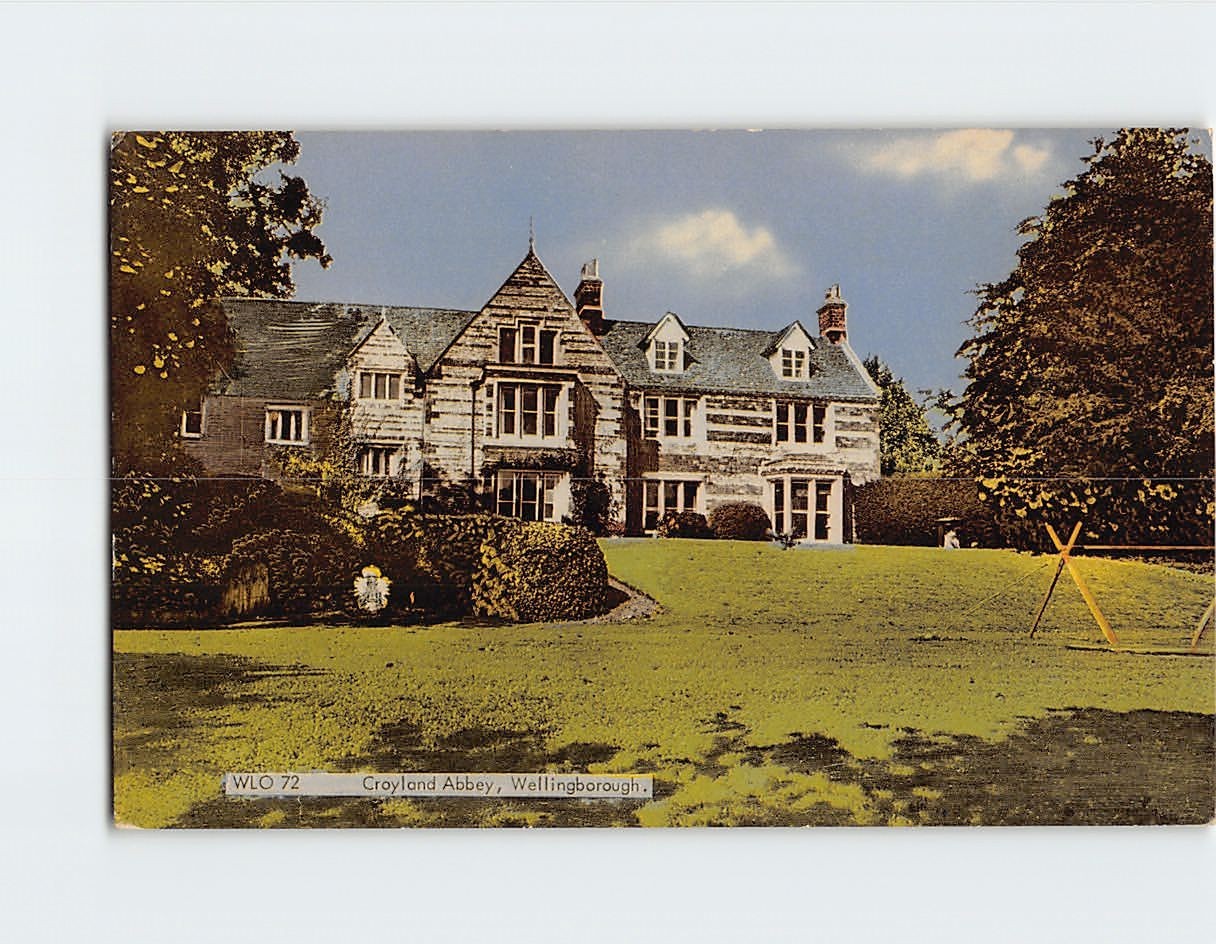 Postcard Croyland Hall in Wellingborough Northamptonshire England